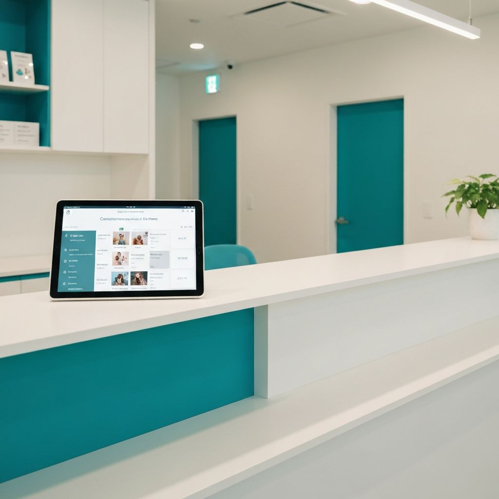 Dashboard de gestão da clínica